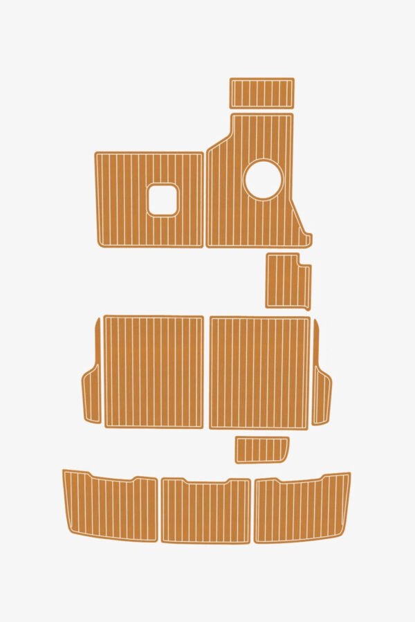 EVA foam marine deck flooring 1998-2001 Bayliner 3258 Flybridge (5) 1 Kit EVA foam marine deck flooring 1998-2001 Bayliner 3258 Flybridge