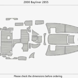 EVA foam marine deck flooring 2000 Bayliner 2855 Anti-slip mat Custom (3) 1 Kit EVA foam marine deck flooring 2000 Bayliner 2855 Anti-slip mat Custom
