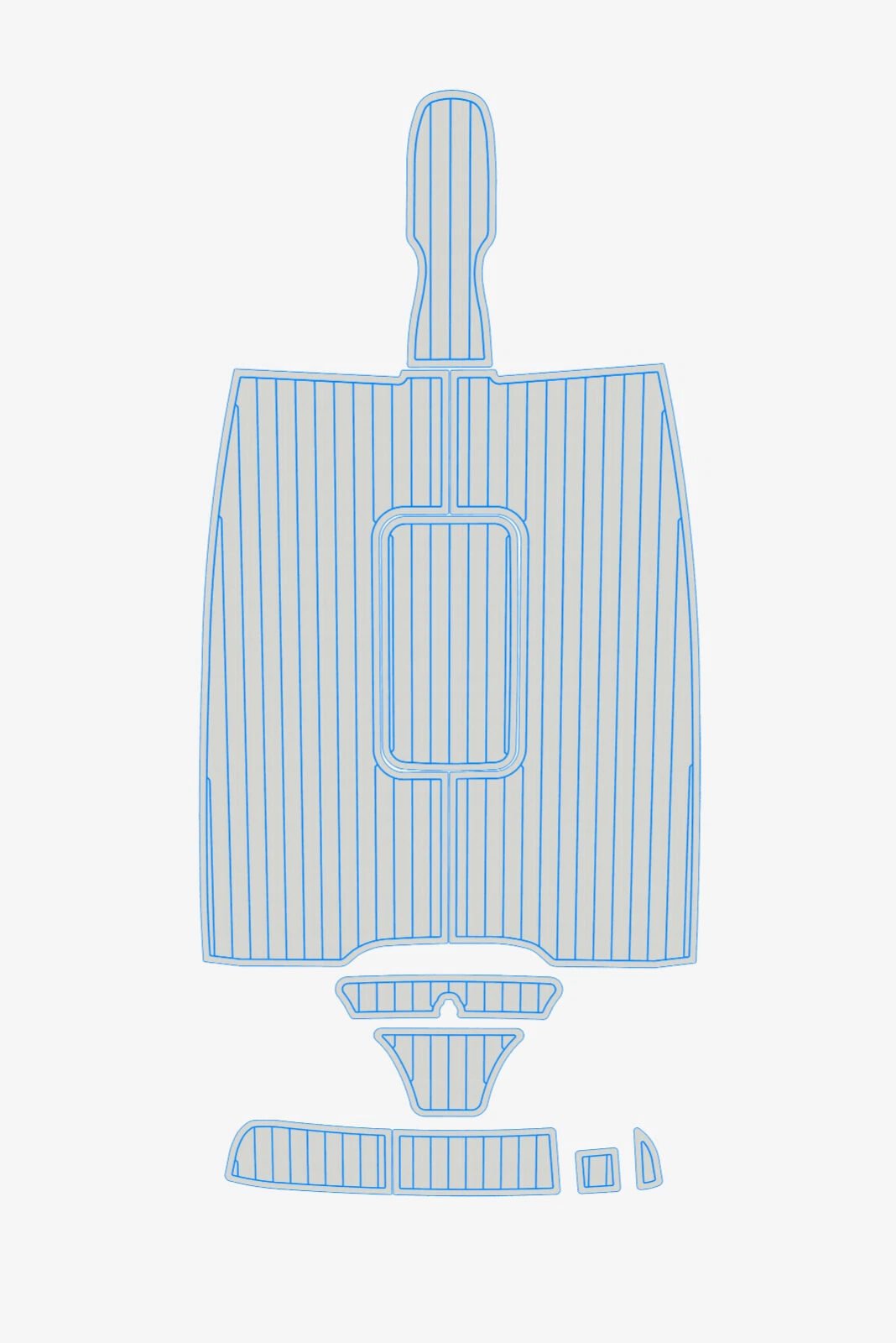 1 Kit EVA foam marine deck flooring 2003 Bayliner 175 Anti-slip mat Custom