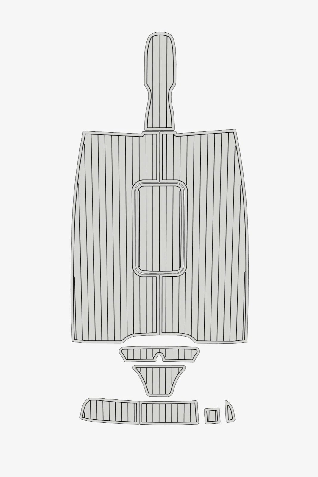 1 Kit EVA foam marine deck flooring 2003 Bayliner 175 Anti-slip mat Custom