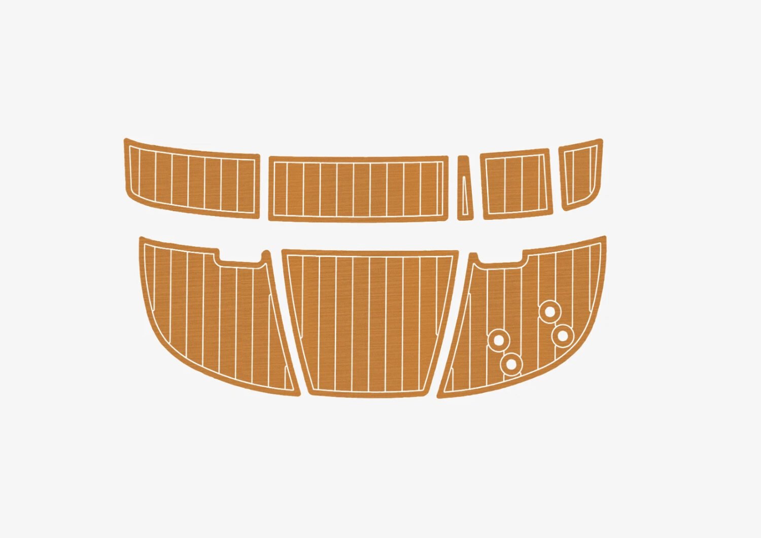 1 Kit EVA foam marine deck flooring 2009-2014 Bayliner 185 Flight Anti-slip