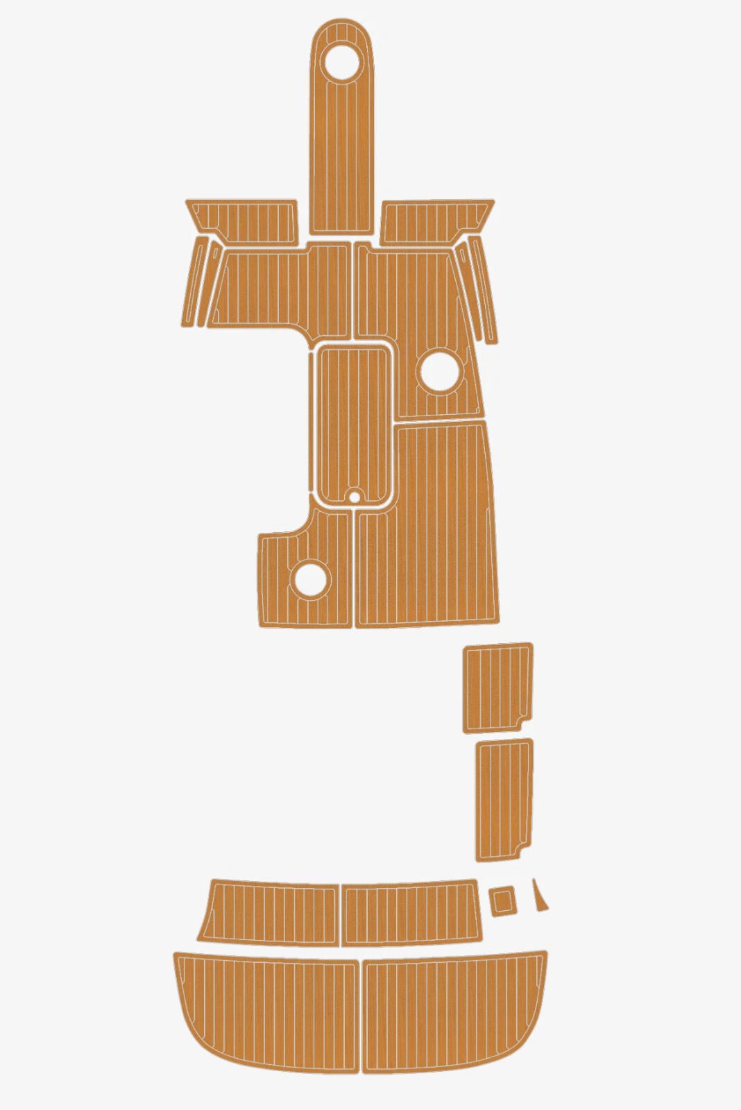 1 Kit EVA foam marine deck flooring 2013 Bayliner 225 Bowrider Anti slip