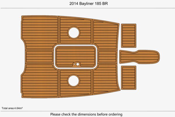 EVA foam marine deck flooring 2014 Bayliner 185 BR Anti-slip (2) 1 Kit EVA foam marine deck flooring 2014 Bayliner 185 BR Anti-slip