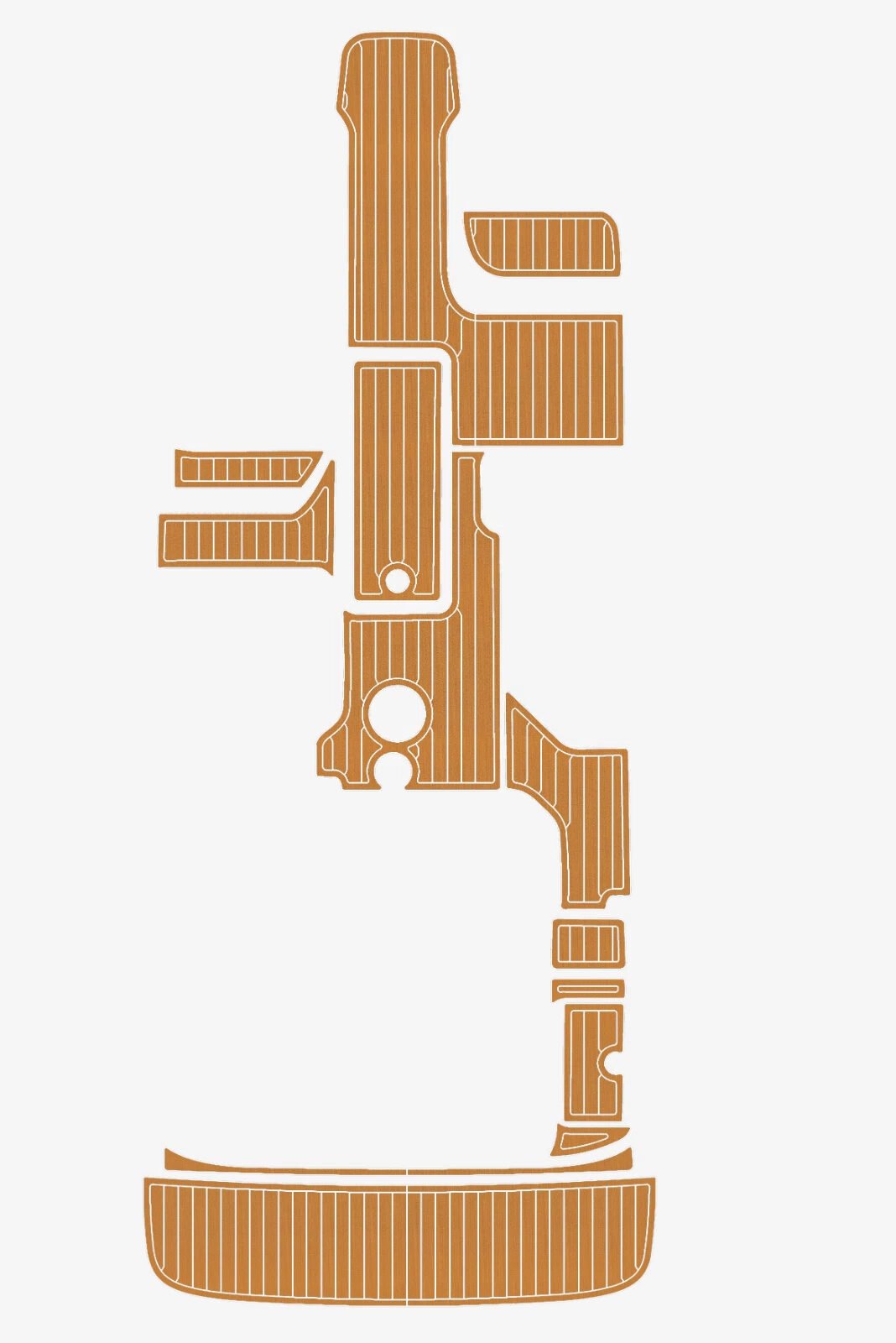 1 Kit EVA foam marine deck flooring 2017 Bayliner VR6 Anti-slip