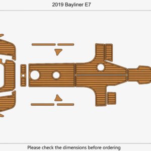 EVA foam marine deck flooring 2019 Bayliner E7 Anti-slip (2) 1 Kit EVA foam marine deck flooring 2019 Bayliner E7 Anti-slip
