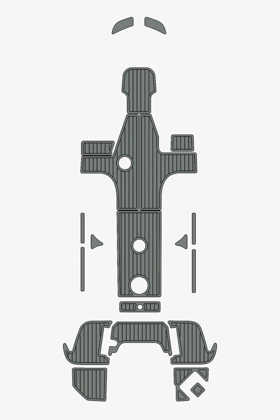 EVA foam marine deck flooring 2019 Bayliner E7 Anti-slip (7) 1 Kit EVA foam marine deck flooring 2019 Bayliner E7 Anti-slip