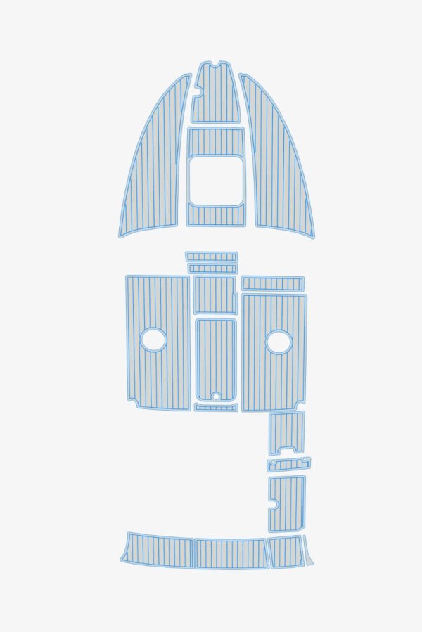 EVA foam marine deck flooring Anti-slip 2004-2009 Bayliner 652 (10) 1 Kit EVA foam marine deck flooring Anti-slip 2004-2009 Bayliner 652