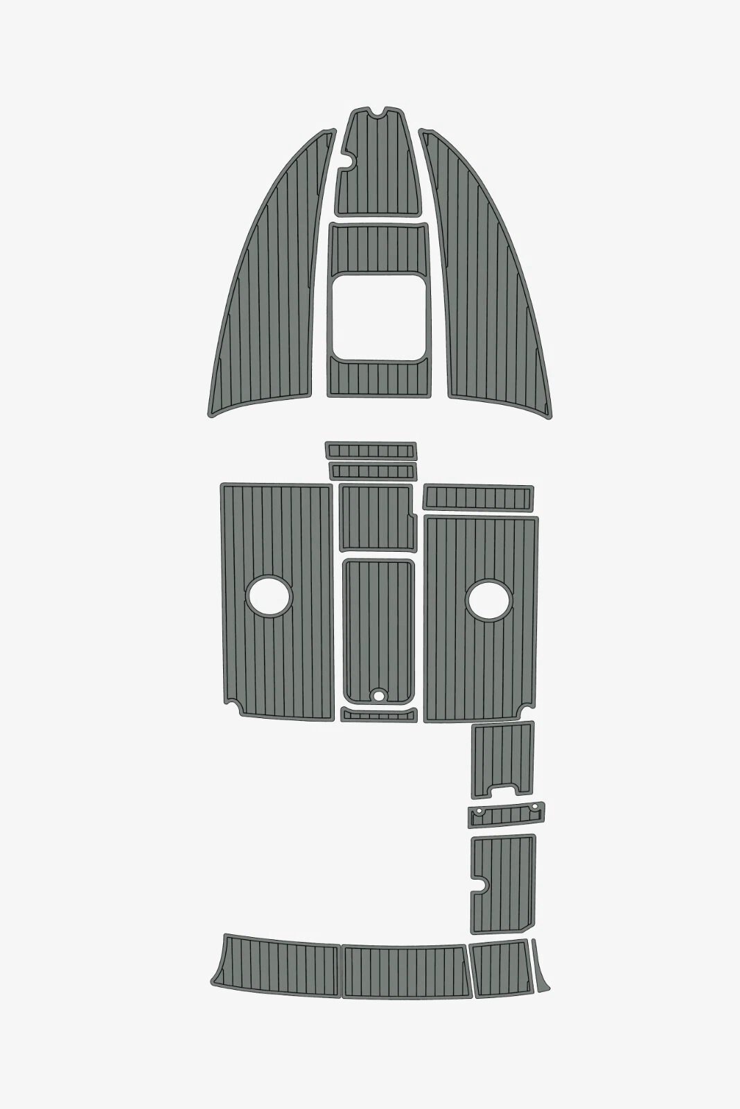 EVA foam marine deck flooring Anti-slip 2004-2009 Bayliner 652 (7) 1 Kit EVA foam marine deck flooring Anti-slip 2004-2009 Bayliner 652