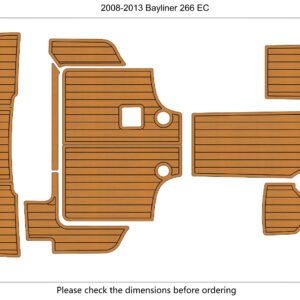 EVA foam marine deck flooring Anti-slip 2008-2013 Bayliner 266 EC (2) 1 Kit EVA foam marine deck flooring Anti-slip 2008-2013 Bayliner 266 EC