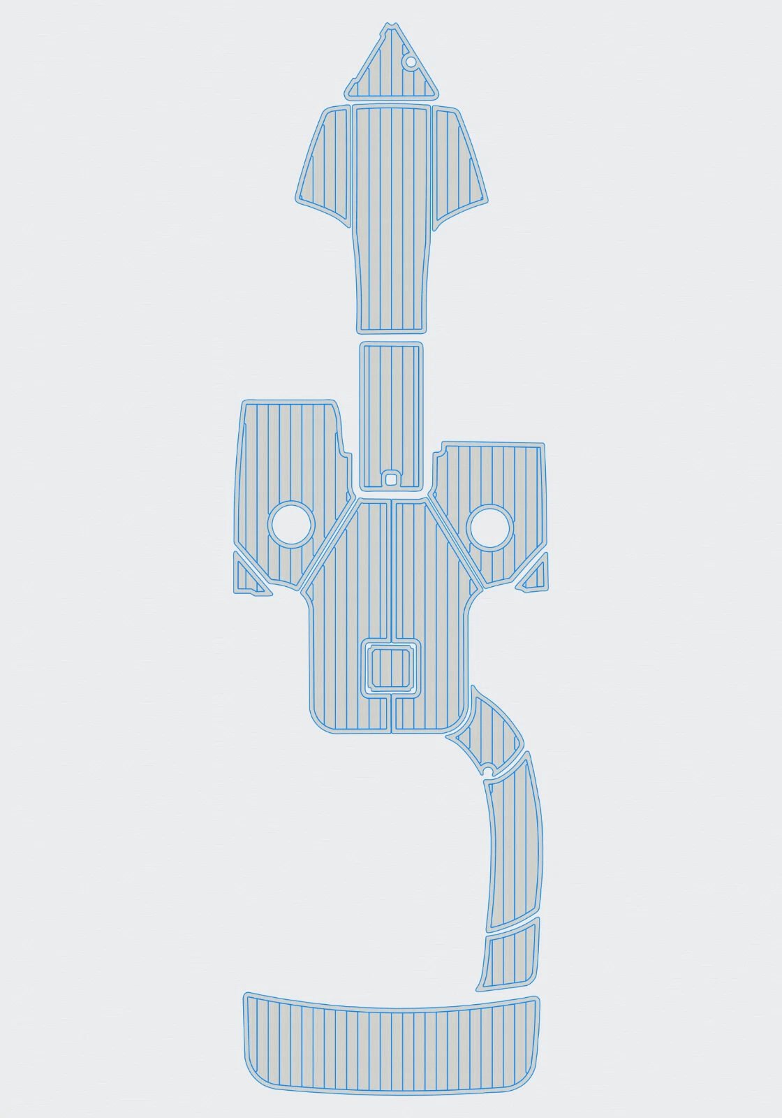 EVA foam marine deck flooring Anti-slip Custom 2007-2010 Cobalt 242 (6) 1 Kit EVA foam marine deck flooring Anti-slip Custom 2007-2010 Cobalt 242