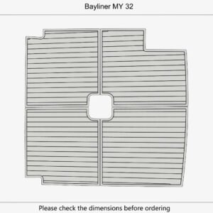 EVA foam marine deck flooring Bayliner MY 32 Anti-slip (3) 1 Kit EVA foam marine deck flooring Bayliner MY 32 Anti-slip