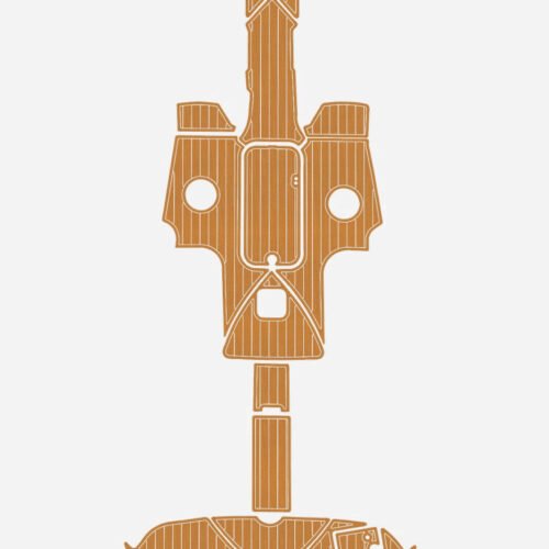 1 Kit EVA foam marine deck flooring faux teak 2009 Bayliner F22 Anti-slip