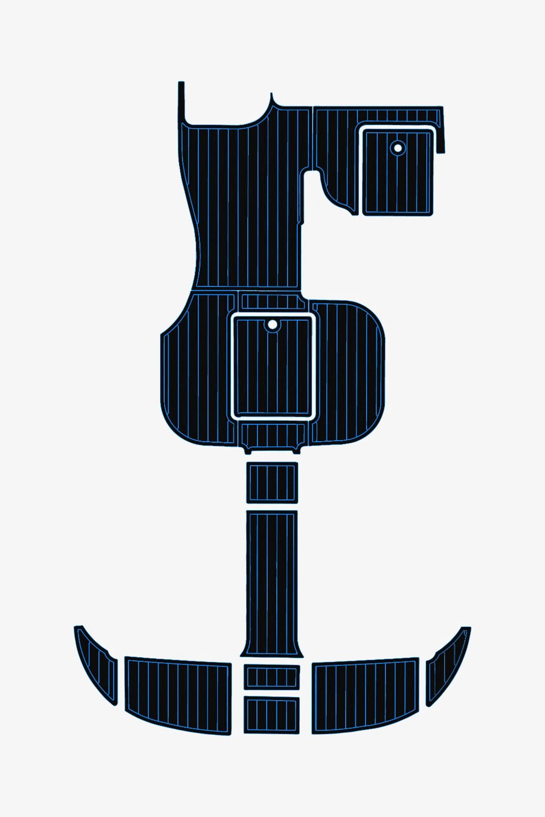 EVA foam marine flooring 6mm 2001-2005 Cobalt 360 (12) 1 Kit EVA foam marine flooring 6mm 2001-2005 Cobalt 360