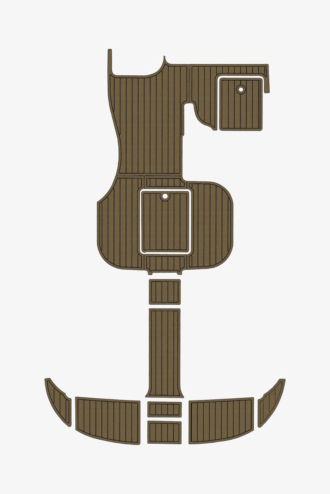 EVA foam marine flooring 6mm 2001-2005 Cobalt 360 (2) 1 Kit EVA foam marine flooring 6mm 2001-2005 Cobalt 360