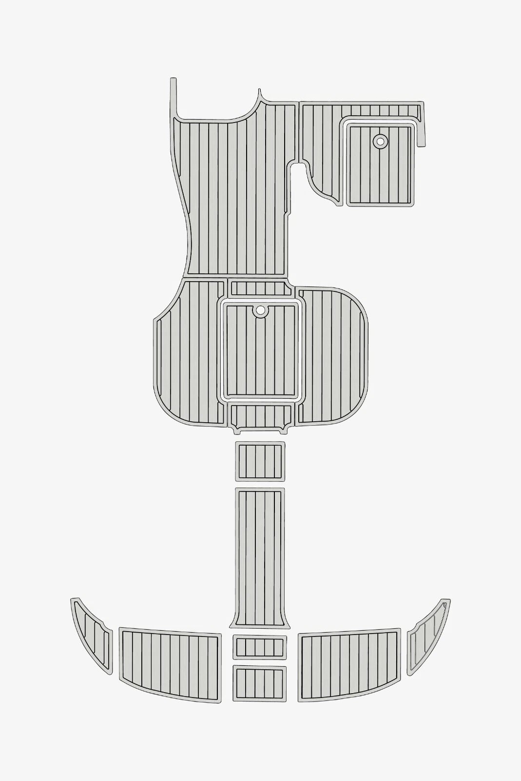 EVA foam marine flooring 6mm 2001-2005 Cobalt 360 (5) 1 Kit EVA foam marine flooring 6mm 2001-2005 Cobalt 360