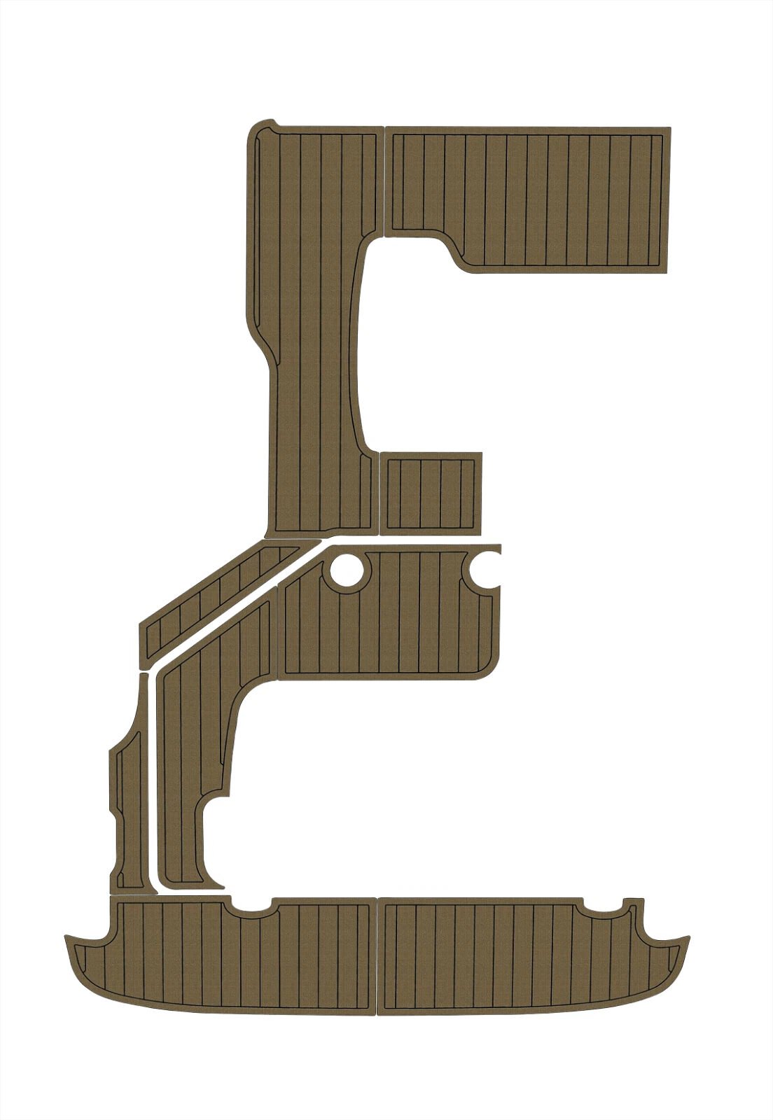 EVA foam marine flooring 6mm 2009-2013 Bayliner 255 (10) 1 Kit EVA foam marine flooring 6mm 2009-2013 Bayliner 255