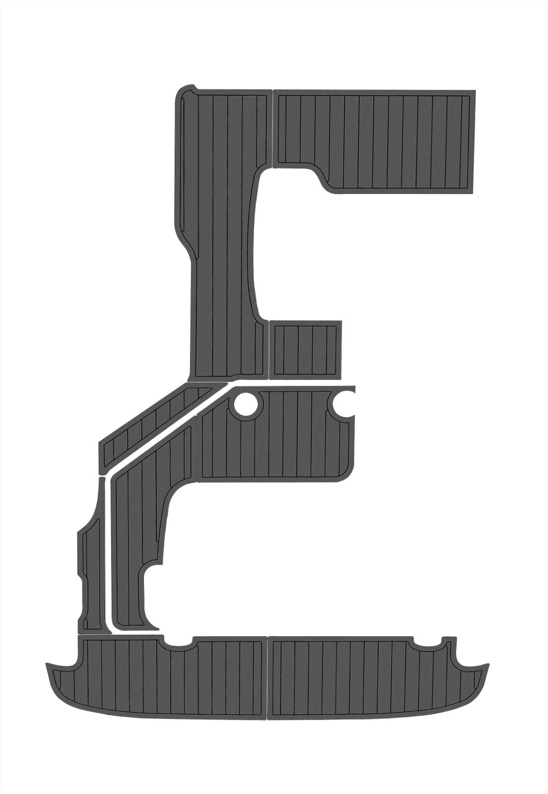 EVA foam marine flooring 6mm 2009-2013 Bayliner 255 (11) 1 Kit EVA foam marine flooring 6mm 2009-2013 Bayliner 255