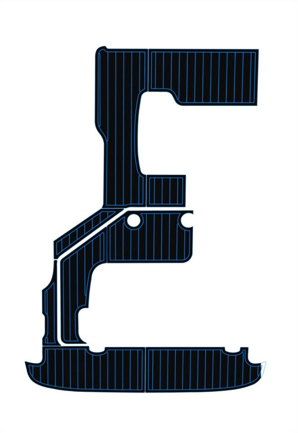 EVA foam marine flooring 6mm 2009-2013 Bayliner 255 (3) 1 Kit EVA foam marine flooring 6mm 2009-2013 Bayliner 255