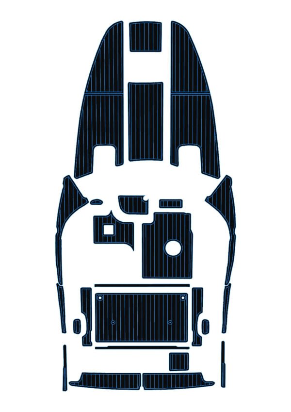 EVA foam marine flooring faux Teak 1997-1999 Bayliner Ciera 2855 (11) 1 Kit EVA foam marine flooring faux Teak 1997-1999 Bayliner Ciera 2855