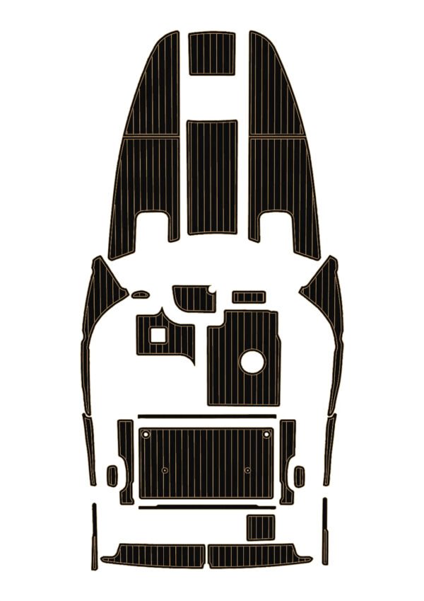 EVA foam marine flooring faux Teak 1997-1999 Bayliner Ciera 2855 (12) 1 Kit EVA foam marine flooring faux Teak 1997-1999 Bayliner Ciera 2855