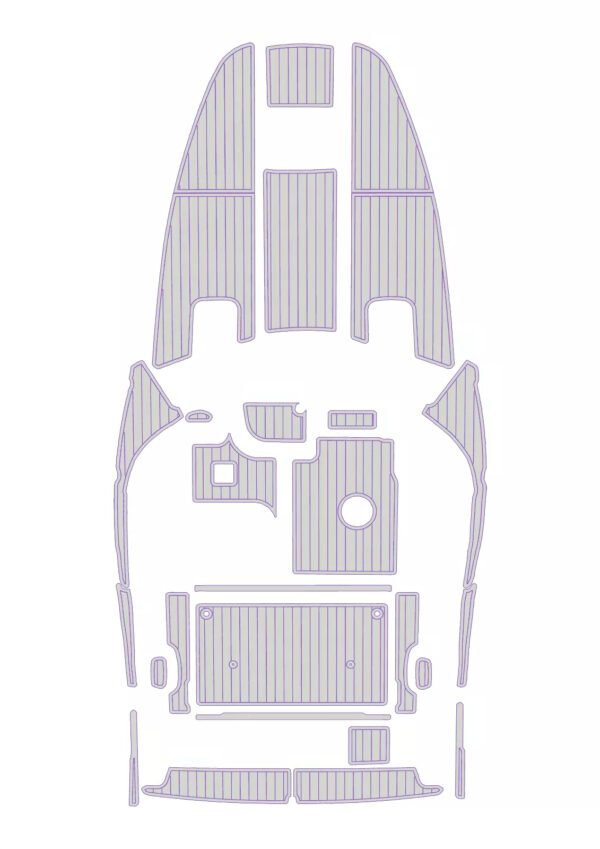 EVA foam marine flooring faux Teak 1997-1999 Bayliner Ciera 2855 (22) 1 Kit EVA foam marine flooring faux Teak 1997-1999 Bayliner Ciera 2855