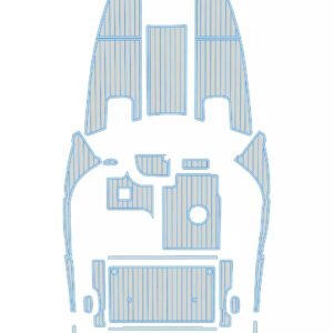 1 Kit EVA foam marine flooring faux Teak 1997-1999 Bayliner Ciera 2855