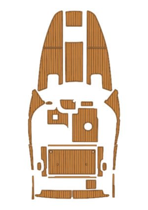EVA foam marine flooring faux Teak 1997-1999 Bayliner Ciera 2855 (9) 1 Kit EVA foam marine flooring faux Teak 1997-1999 Bayliner Ciera 2855