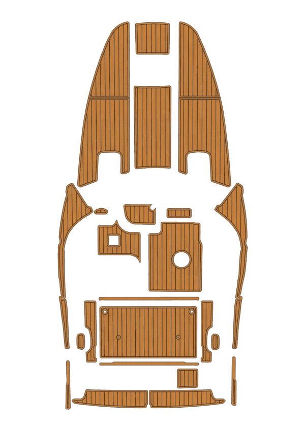 EVA foam marine flooring faux Teak 1997-1999 Bayliner Ciera 2855 (9) 1 Kit EVA foam marine flooring faux Teak 1997-1999 Bayliner Ciera 2855