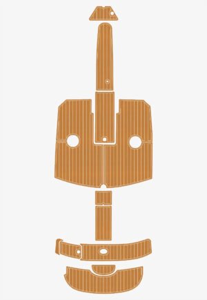 EVA foam marine flooring faux teak 2003-2009 Cobalt 220 (1) 1 Kit EVA foam marine flooring faux teak 2003-2009 Cobalt 220