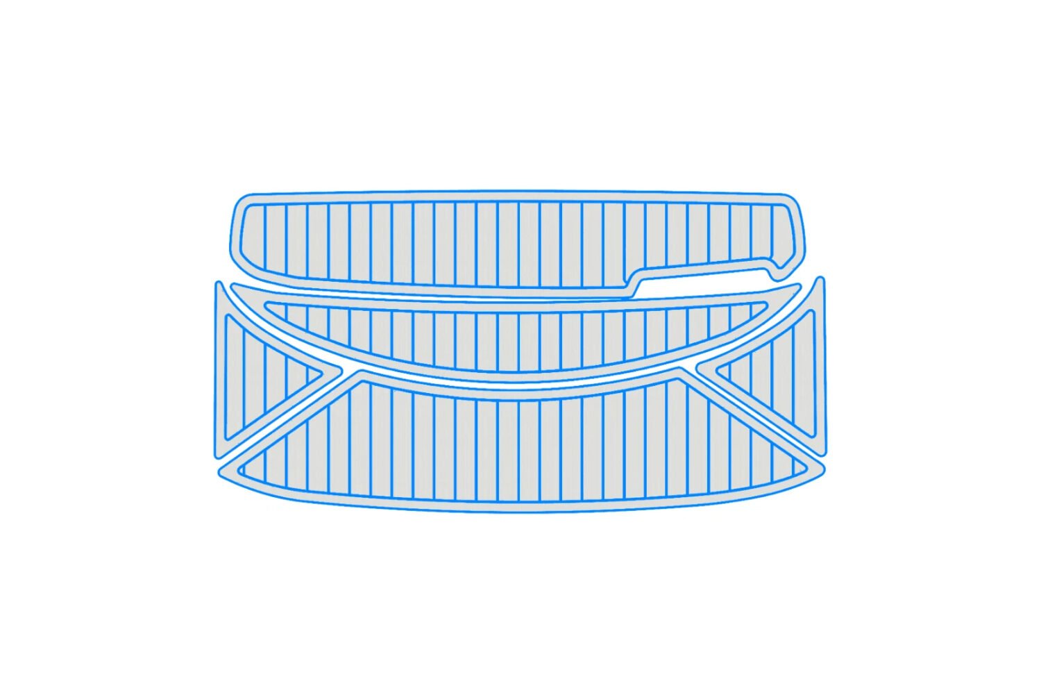 EVA foammarine flooring faux teak 1998 Bayliner 2050 (10) 1 Kit EVA foammarine flooring faux teak 1998 Bayliner 2050