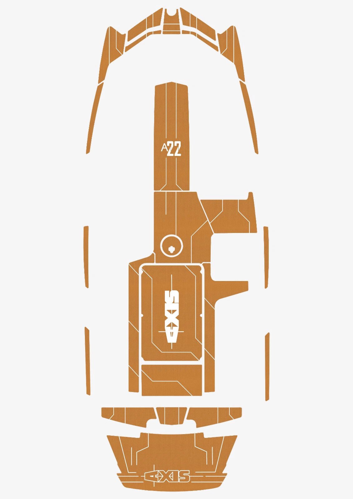 1 Kit Marine deck EVA Foam Boat flooring 2018 AXIS A22