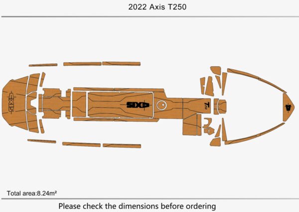 One Kit EVA Foam Boat flooring Marine teak deck 2022 Axis T250 (2) One Kit Boat flooring EVA Foam Marine teak deck 2022 Axis T250