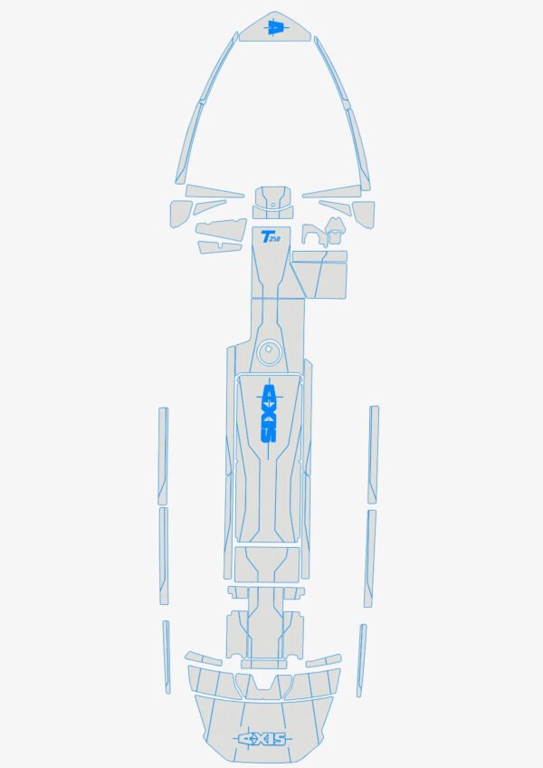 One Kit EVA Foam Boat flooring Marine teak deck 2022 Axis T250 (9) One Kit Boat flooring EVA Foam Marine teak deck 2022 Axis T250