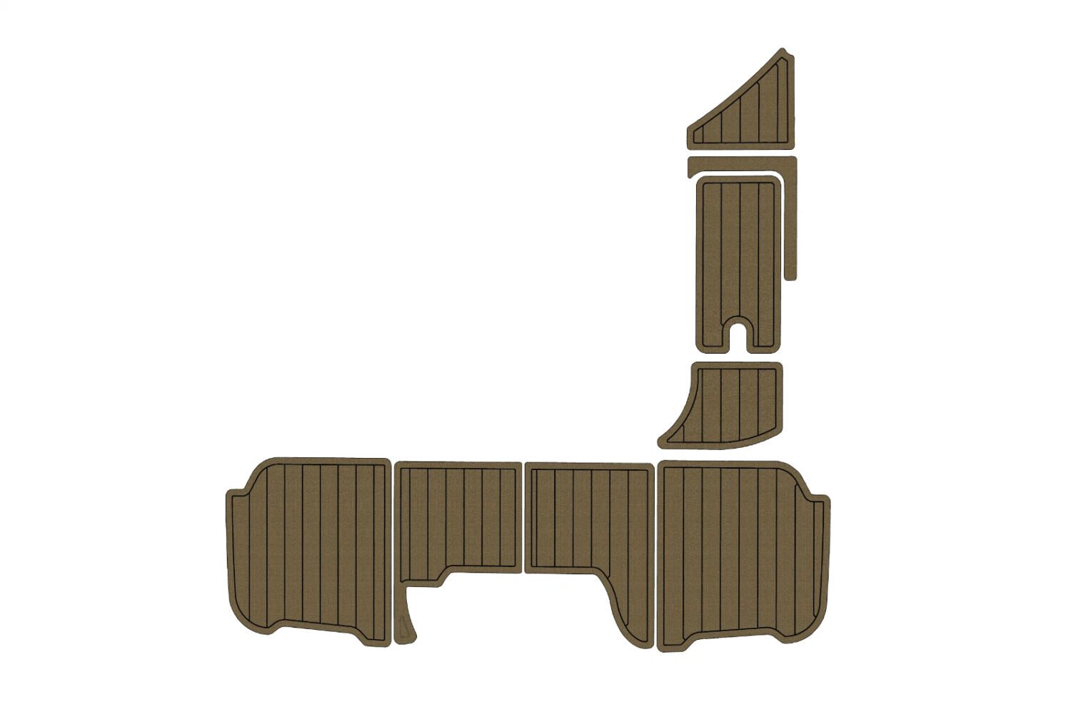 One Kit EVA foam boat floor 6mm 2017-2023 Sea Ray 270 SDX