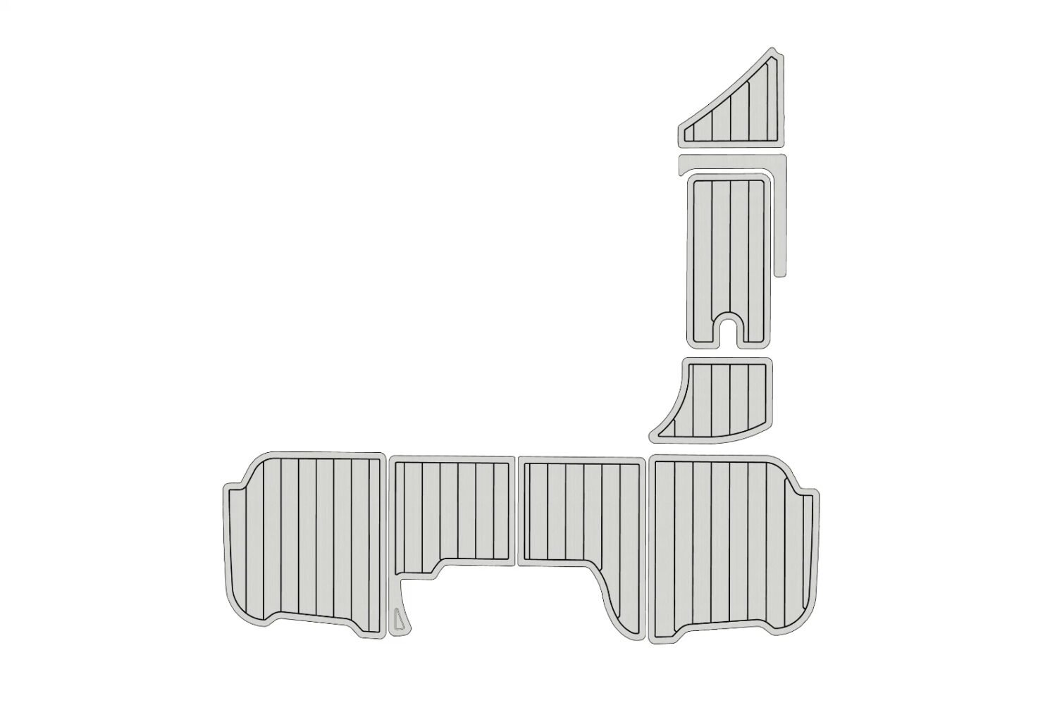 One Kit EVA foam boat floor 6mm 2017-2023 Sea Ray 270 SDX