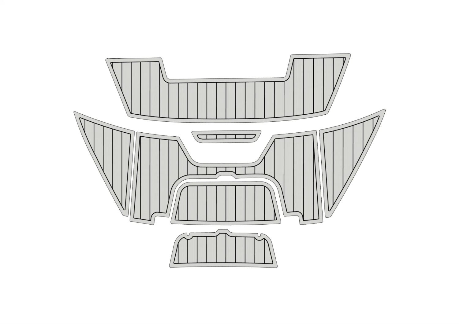 One Kit EVA foam marine boat floor 6mm 2018-2022 Cobalt CS22