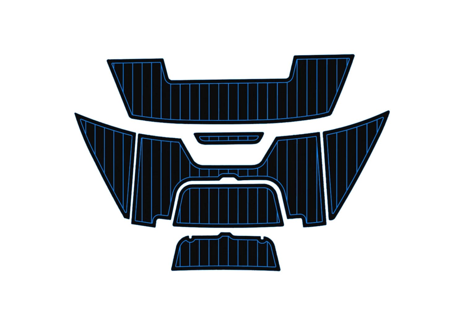 One Kit EVA foam marine boat floor 6mm 2018-2022 Cobalt CS22