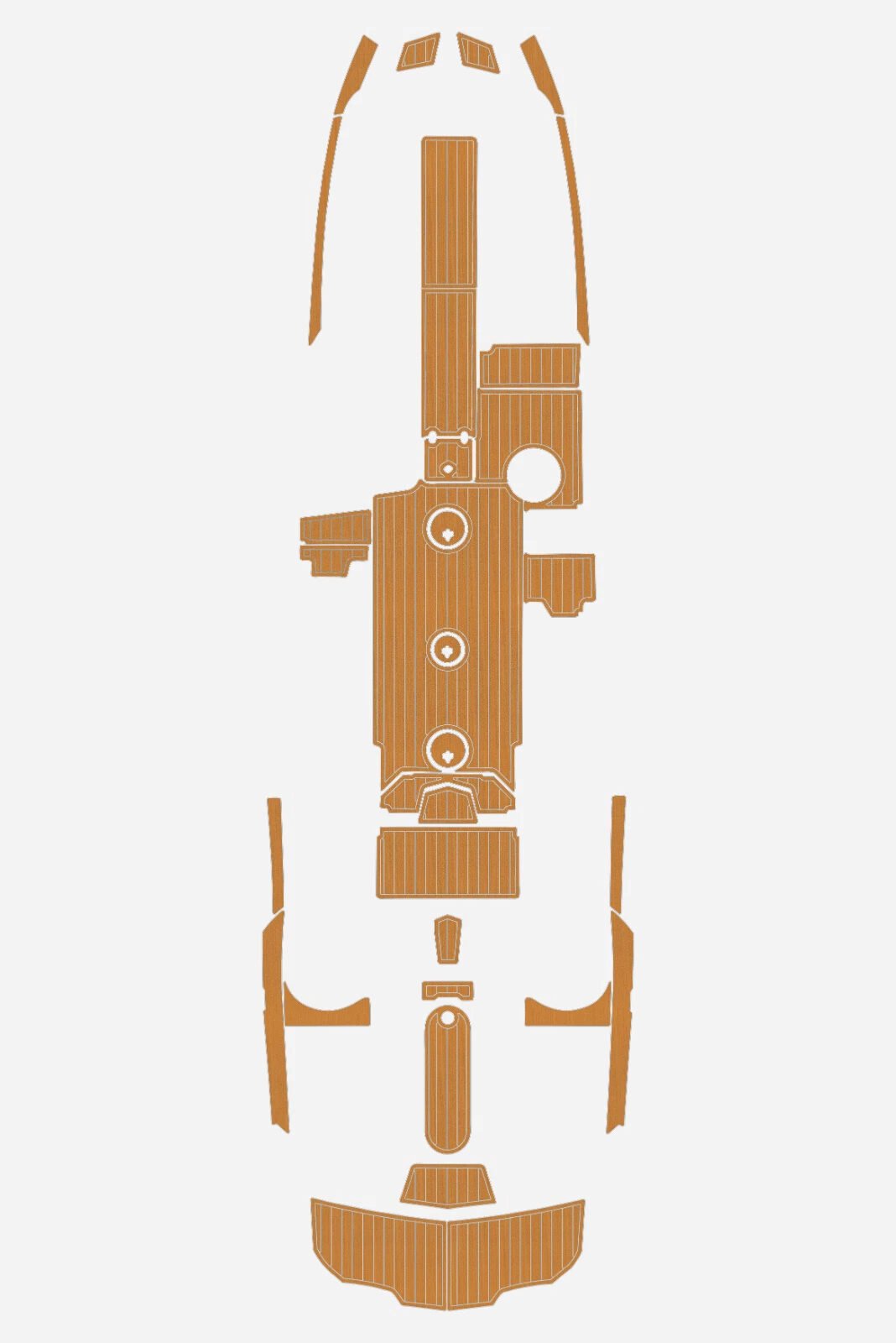 One Kit EVA foam marine boat flooring 2023 Mastercraft XT24 Anti-slip mat