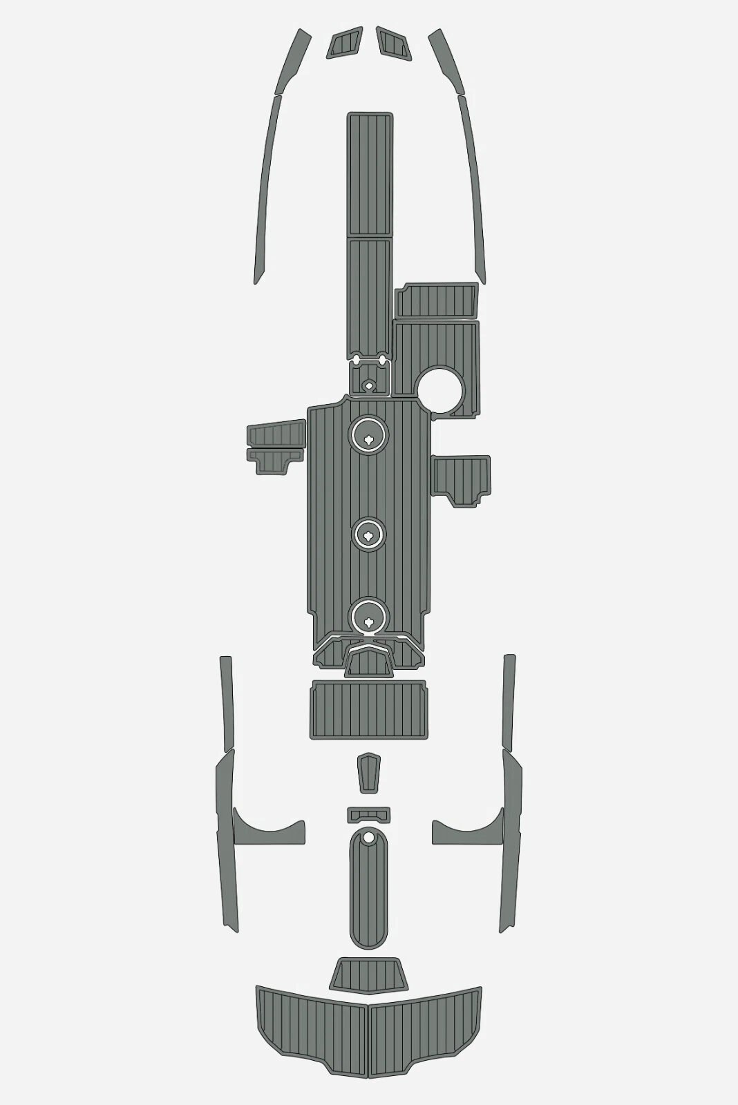 One Kit EVA foam marine boat flooring 2023 Mastercraft XT24 Anti-slip mat