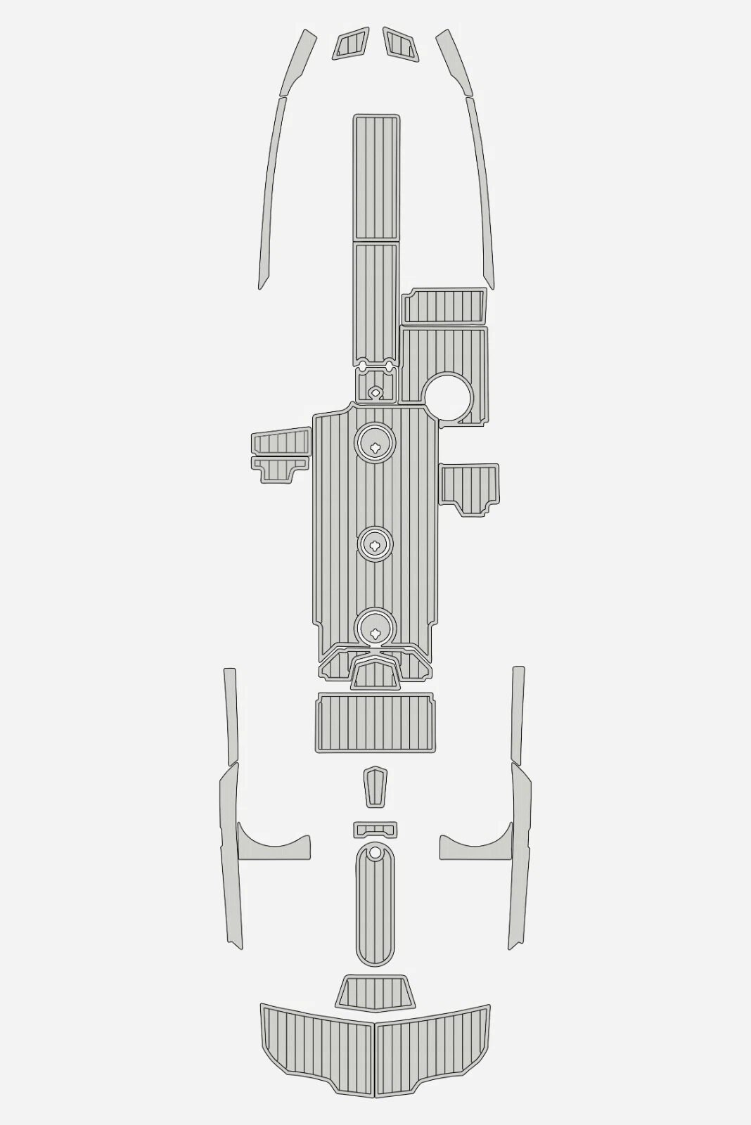 One Kit EVA foam marine boat flooring 2023 Mastercraft XT24 Anti-slip mat