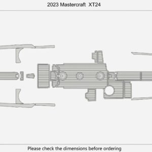 One Kit EVA foam marine boat flooring 2023 Mastercraft XT24 Anti-slip mat