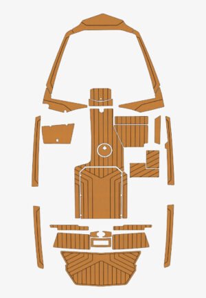 Picture 6 of 14 Marine EVA Foam Decking Flooring Kit 2022-2024 Malibu 21 LX Swim platform
