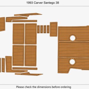 1 Kit EVA Foam marine flooring 1993 Carver Santego 38 (2) 1 Kit EVA Foam marine flooring 1993 Carver Santego 38