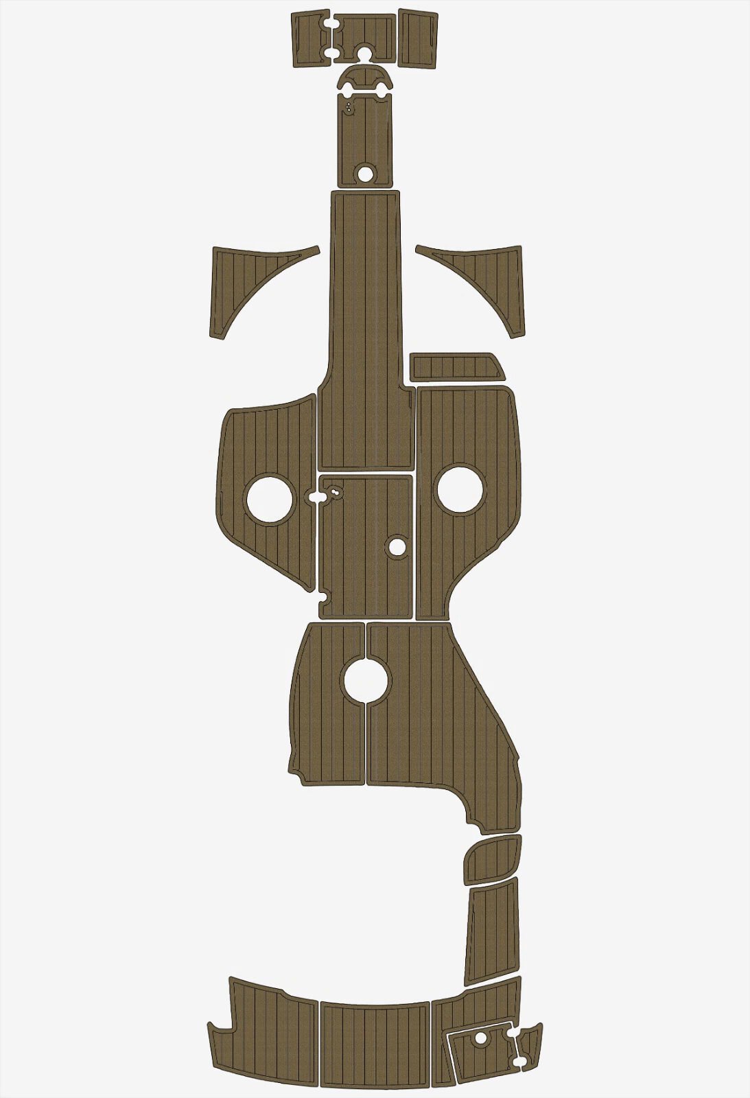 1 Kit EVA foam boat floor 2011-2017 Crownline E6 (11) 1 Kit EVA foam boat floor 2011-2017 Crownline E6