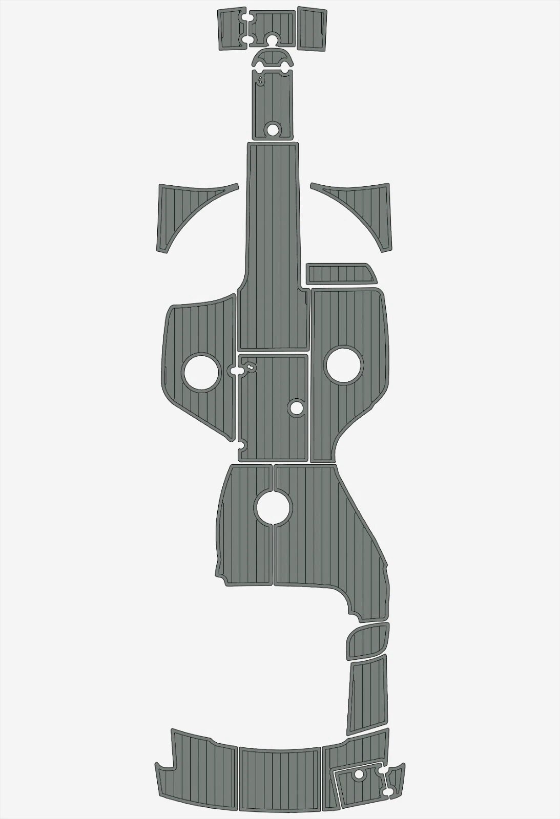 1 Kit EVA foam boat floor 2011-2017 Crownline E6 (12) 1 Kit EVA foam boat floor 2011-2017 Crownline E6