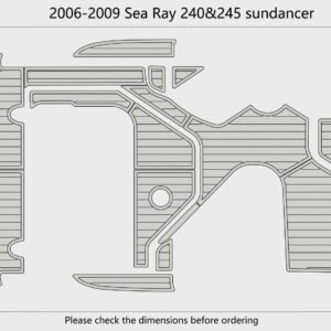 1 kit EVA foam boat flooring 2006-2009 Sea Ray 240&245 sundancer