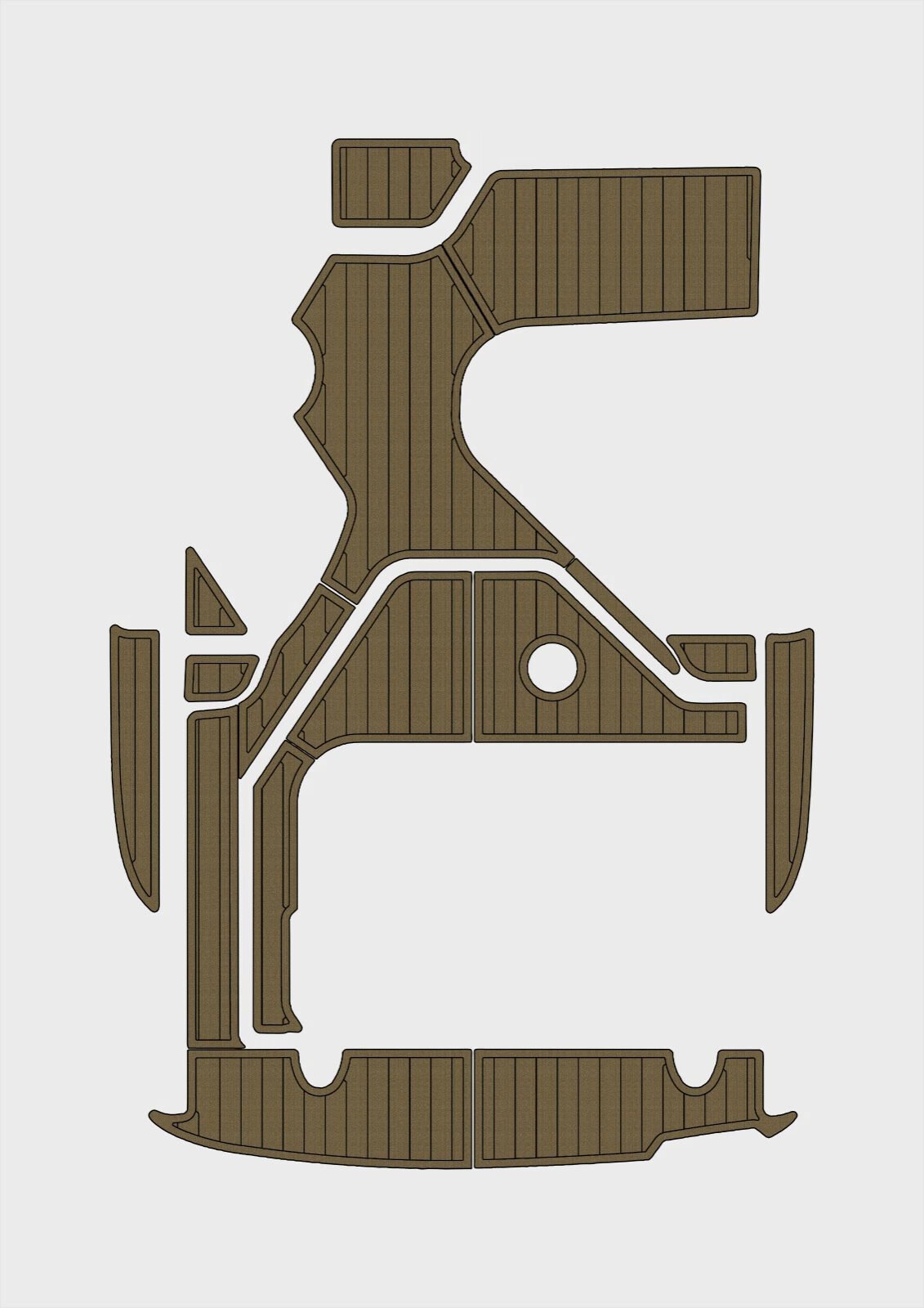 1 kit EVA foam boat flooring 2006-2009 Sea Ray 240&245 sundancer