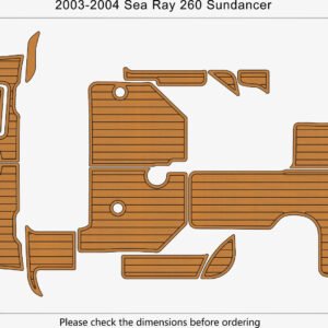 EVA Foam Boat flooring 2003-2004 Sea Ray 260 Sundancer (1) 1 Kit EVA Foam Boat flooring 2003-2004 Sea Ray 260 Sundancer