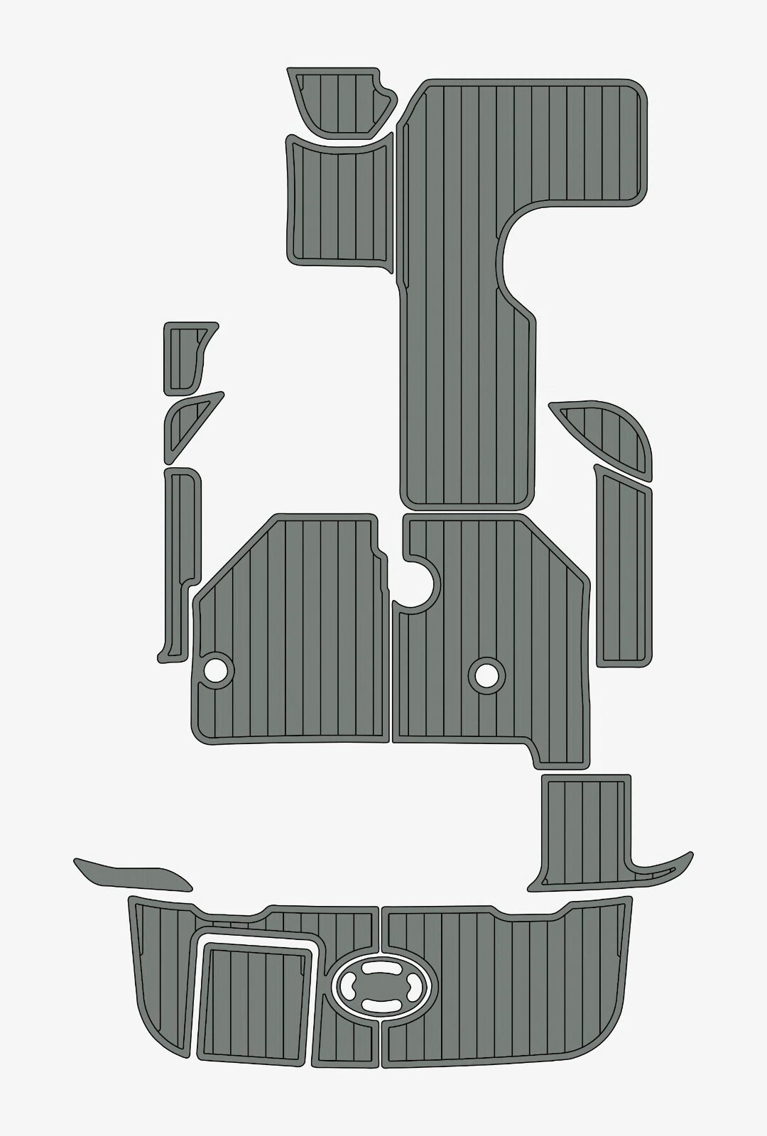 EVA Foam Boat flooring 2003-2004 Sea Ray 260 Sundancer (12) 1 Kit EVA Foam Boat flooring 2003-2004 Sea Ray 260 Sundancer