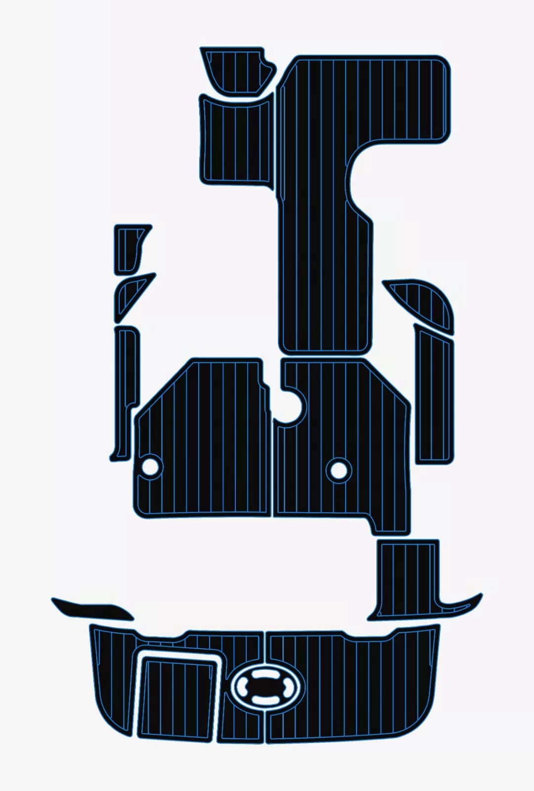 EVA Foam Boat flooring 2003-2004 Sea Ray 260 Sundancer (3) 1 Kit EVA Foam Boat flooring 2003-2004 Sea Ray 260 Sundancer